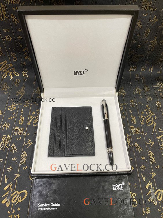 Set with Starwalker Midnight Rollerball & Business Card Holder